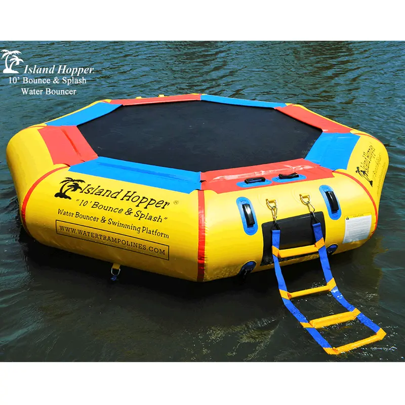 10-Foot Island Hopper Bounce & Splash Water Bouncer
