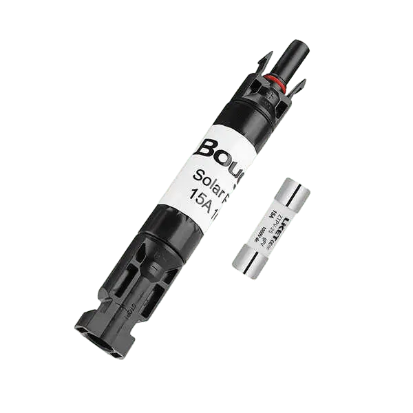15A Weatherproof Solar Fuse Holder with Mounting Hardware