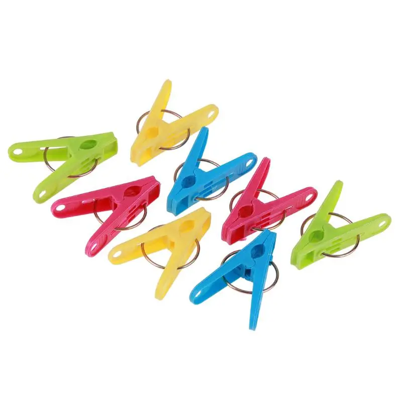 20-Pack Vibrant Plastic Laundry Pegs – Colorful, Lightweight Clothespins for Indoor & Outdoor Use