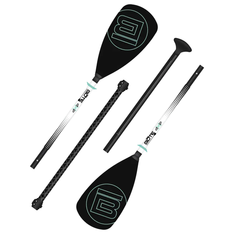 4-Piece Adjustable Aluminum Hybrid Kayak Paddle (Black)