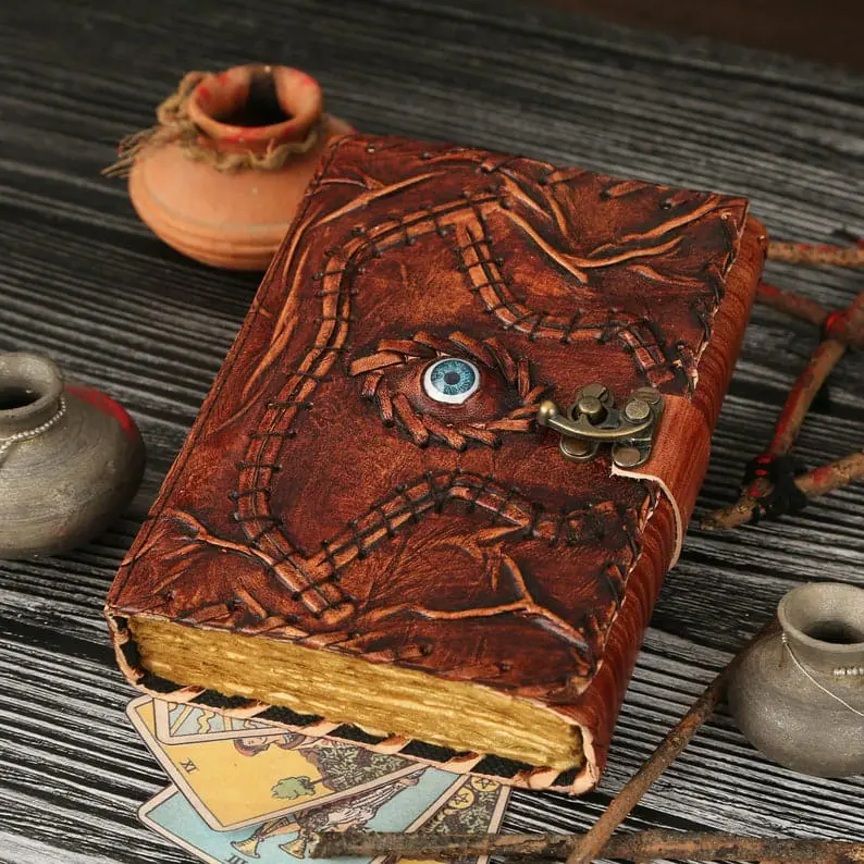 All-Seeing Eye Leather Journal – 5×7 Inch Edition