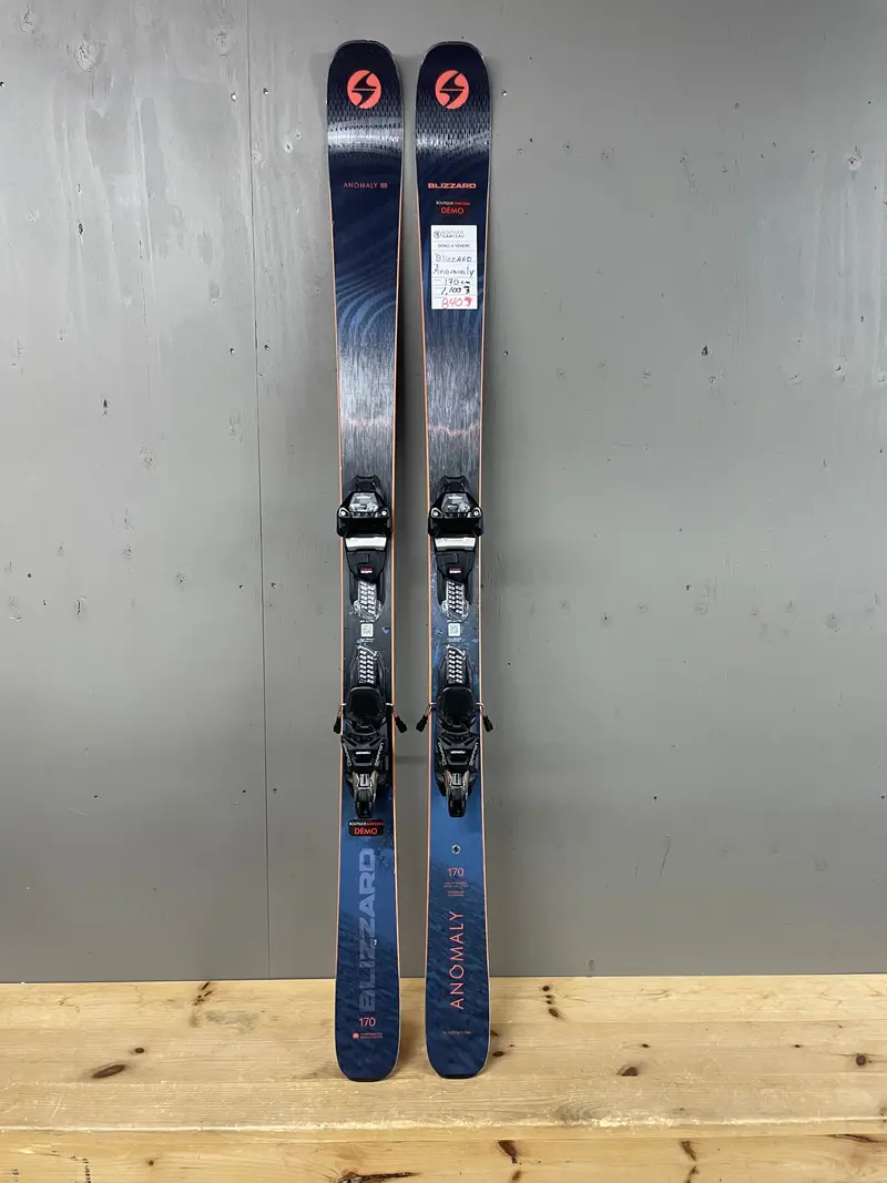 Anomaly 88 Skis with Griffon 13 Demo Bindings