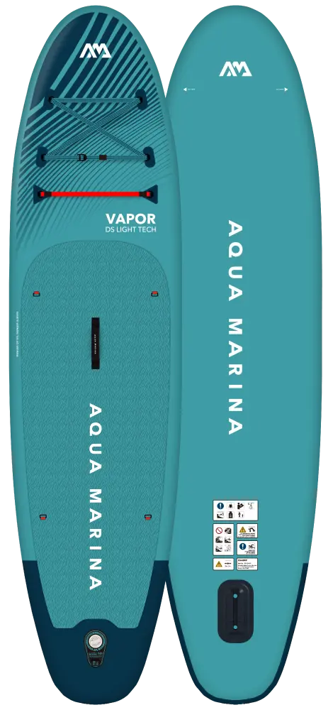 Aqua Marina Vapor 10’4″ Entry-Level Inflatable SUP – Stable Recreational Board