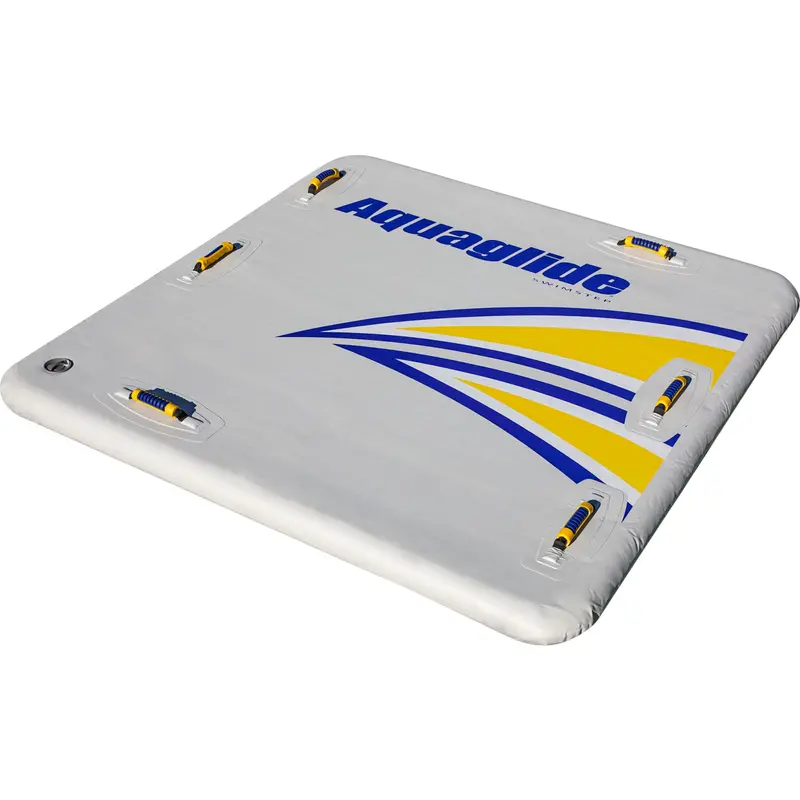 Aquaglide Swimstep 5×5 ft – Square Inflatable Entry Platform (60″ x 60″)