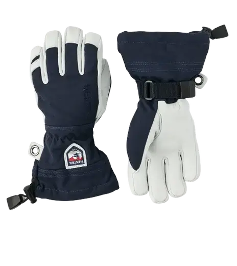 Army Leather Heli-Ski Junior Gloves