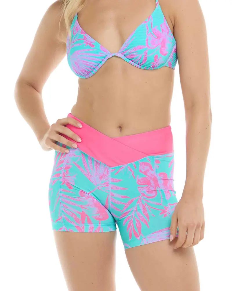 Azores Cross-Over Athletic Swim Short – Sea Mist