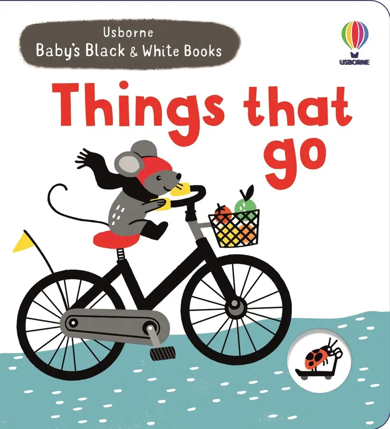 Baby’s Black & White Books: Things That Go – High-Contrast Visual Stimulus Book