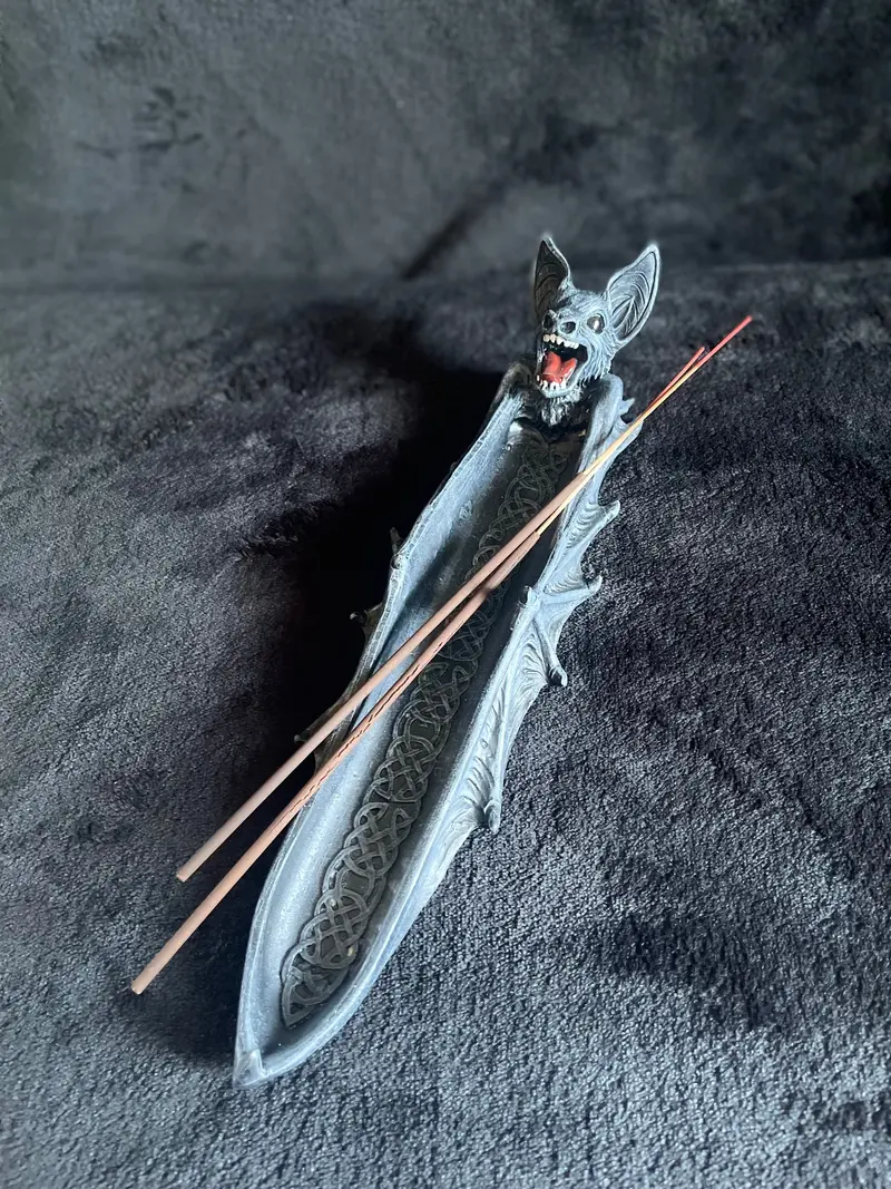 Bat Wing–Shaped Incense Burner