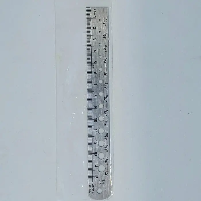 Bead Sizing Tool and Precision Measuring Ruler