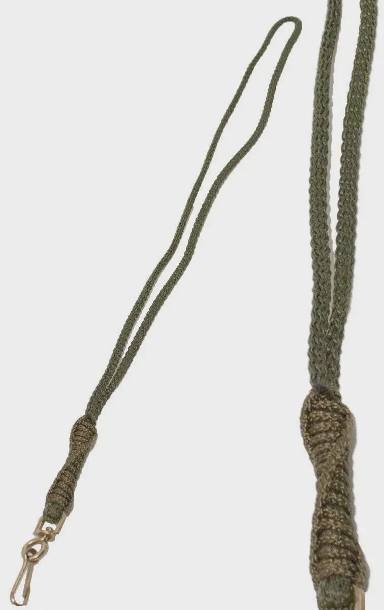 Bisley Barley Twist Traditional Leather Lanyard