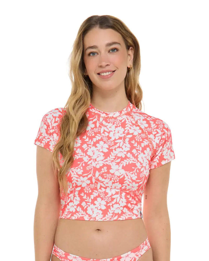 Blooms Rebel Crop Rashguard – Sunkissed Tone