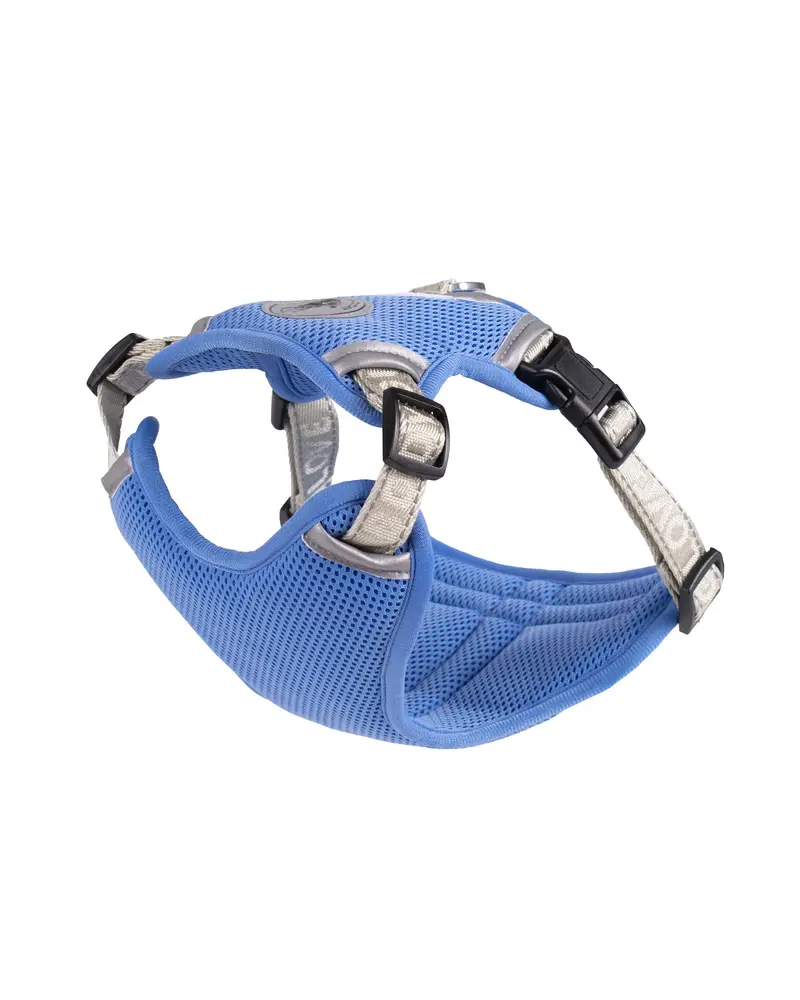 Blue Evaporative Cooling Harness for Pets