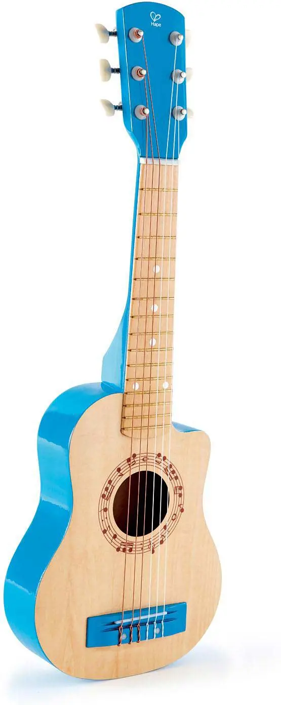 Blue Lagoon-Themed Acoustic Guitar for Toddlers