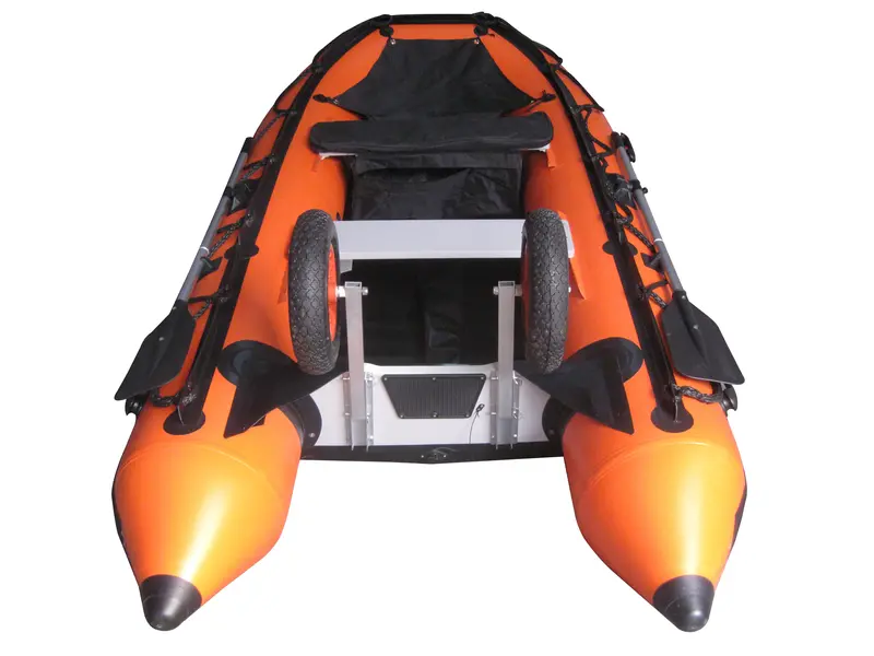 Boatify Transom-Mount Launching Wheel – Easy-Tow Cart for Inflatable Dinghies, Tenders & Kayaks