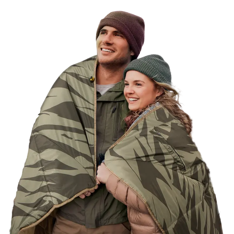 BougeRV 12V Heated Travel Blanket – Emerald Green