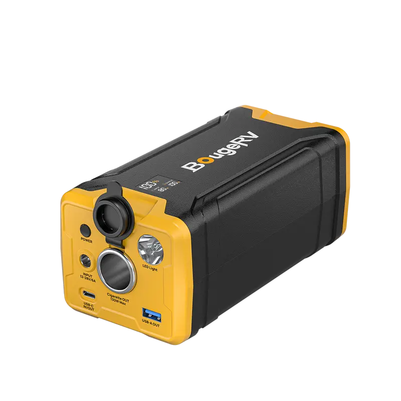 BougeRV 277Wh Portable Power Station for Off-Grid Fridge Use