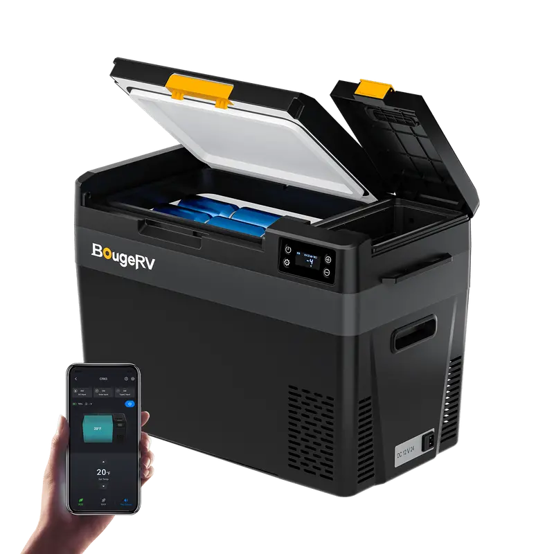BougeRV CRX3 30-Quart 12V Portable Electric Cooler Fridge