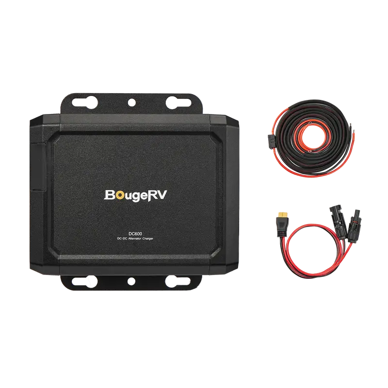BougeRV DC600 Smart Alternator Charger – 12V Battery Regulator for Dual-Battery Vehicle Systems