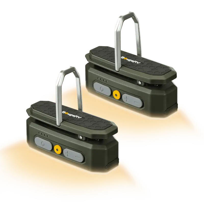 BougeRV Sensor-Activated Camping Lantern – 2-Pack Motion-Detecting Area Light for Tents and Campsites