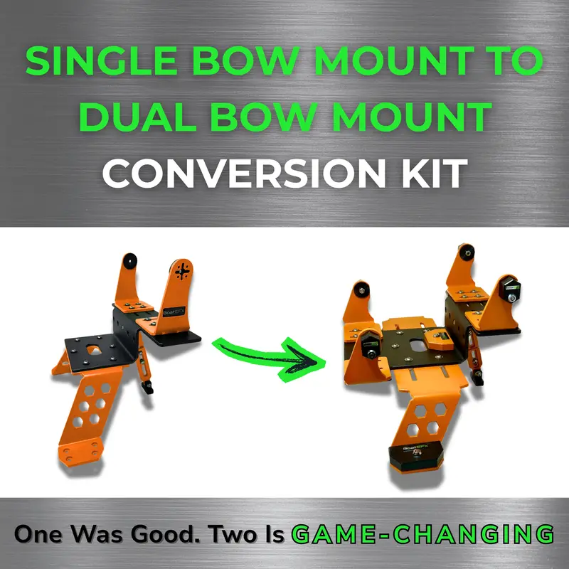 Bow Mount Conversion Kit: Single to Dual Setup