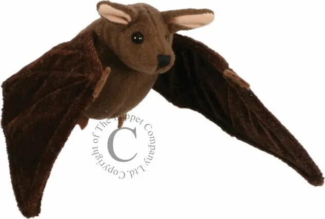 Brown Bat Finger Puppet – Interactive Animal Toy