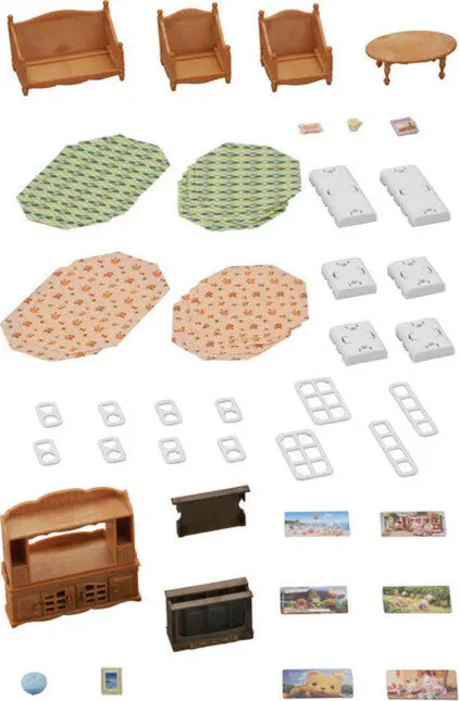 Calico Critters Comfy Living Room Playset