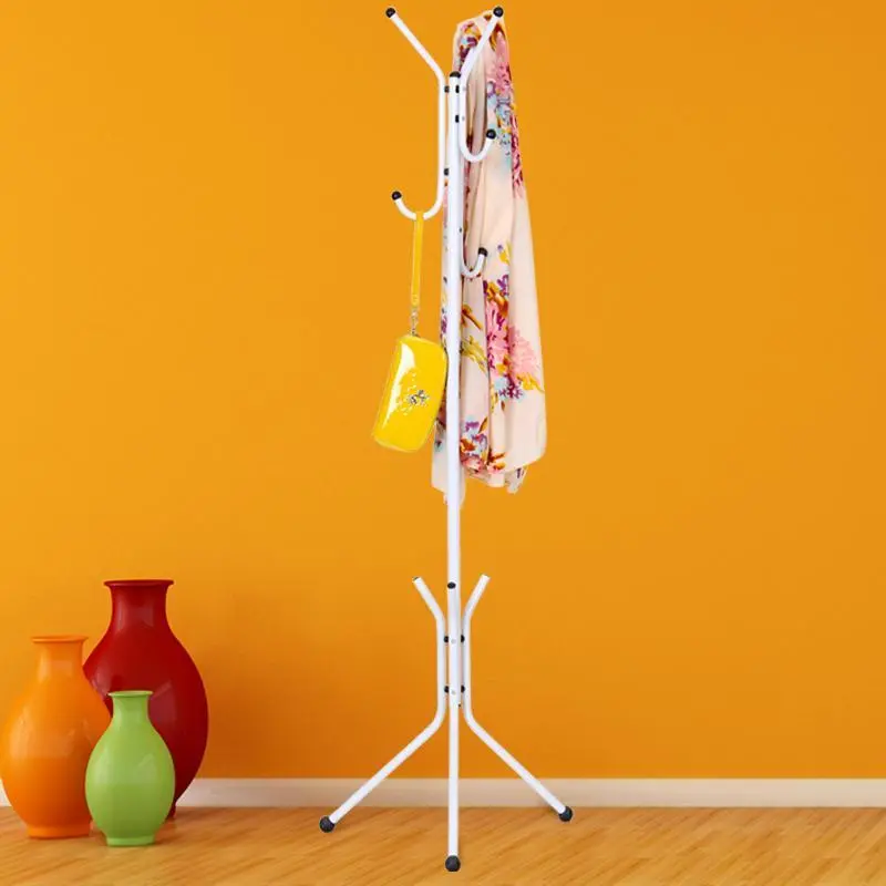 Compact Two-Tone Coat Rack – Pink/White or Matte Black Finish