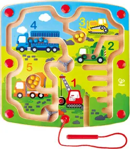 Construction and Number Maze – Educational Wooden Puzzle