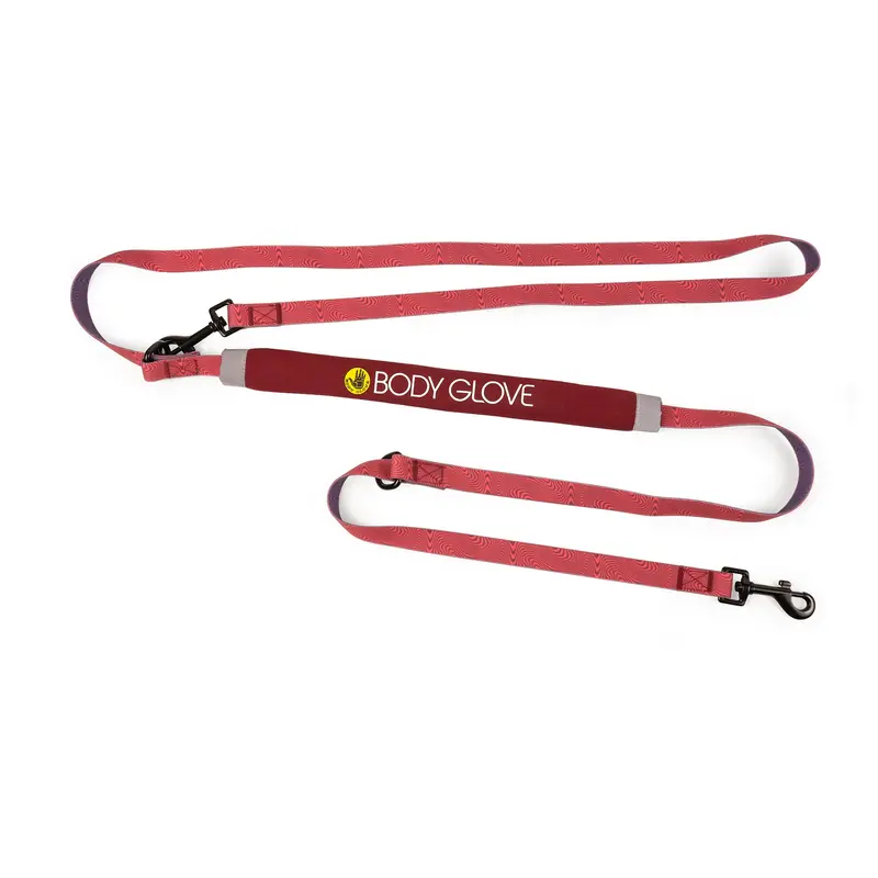 Convertible Beach Walk Pet Leash in Burgundy