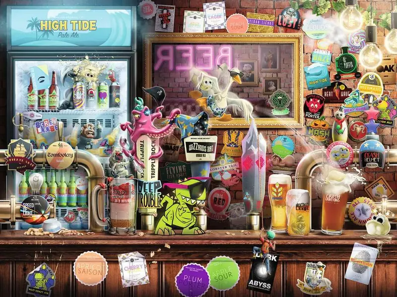 Craft Beer Bonanza 1500-Piece Premium Puzzle