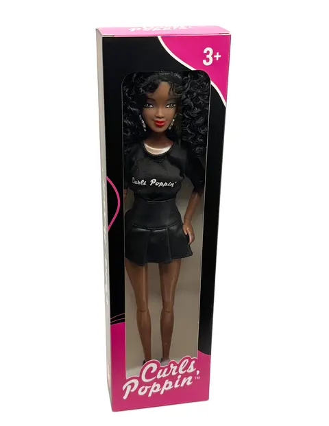 Curls Poppin’ Doll Assortment – Diverse Hair Texture Playset