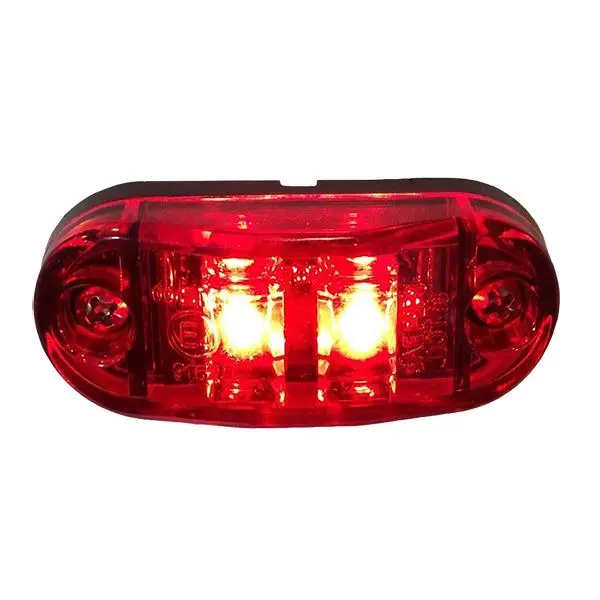 DeckMate Compact Red Surface-Mount Trailer Marker (2.6″ x 1″)