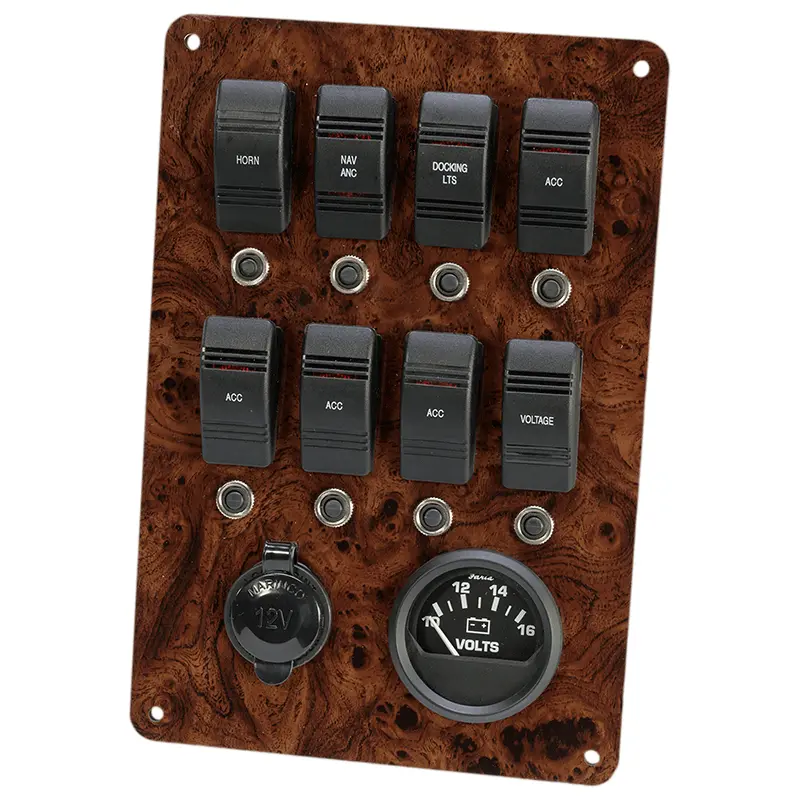 DeckMate Heavy-Duty Large Pontoon Boat Switch Control Panel