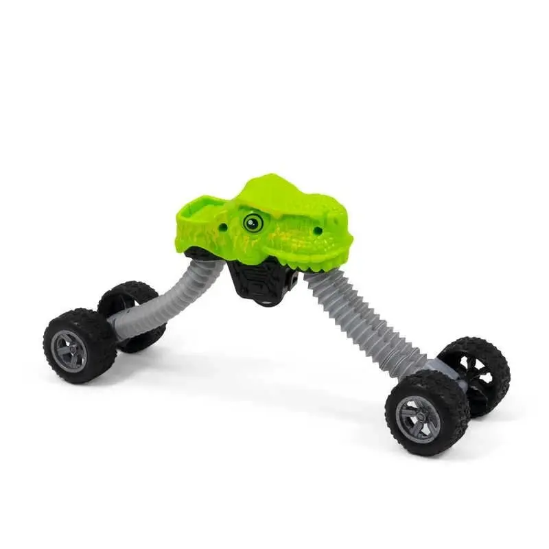 Dinosaur-Themed Pop Tubes – Truck-Shaped Stretch & Light Sensory Toy