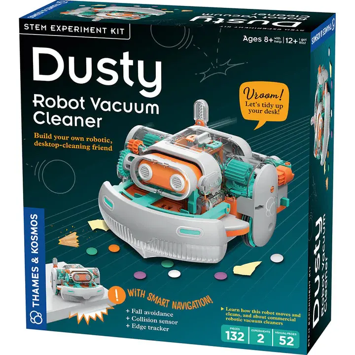 Dusty Smart Robot Vacuum: Autonomous Floor Cleaner for Homes