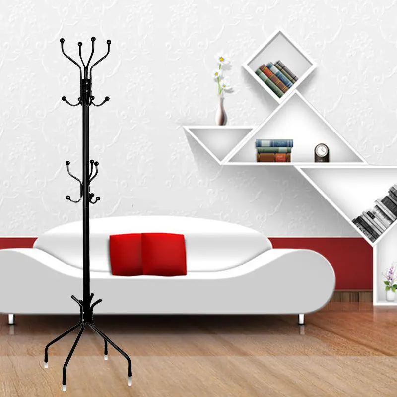 Elegant Wrought Iron Women’s Coat Stand – Decorative Entryway Accent
