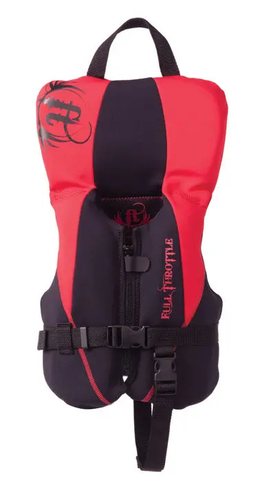 Full Throttle Infant Ski Life Vest – Red/Black