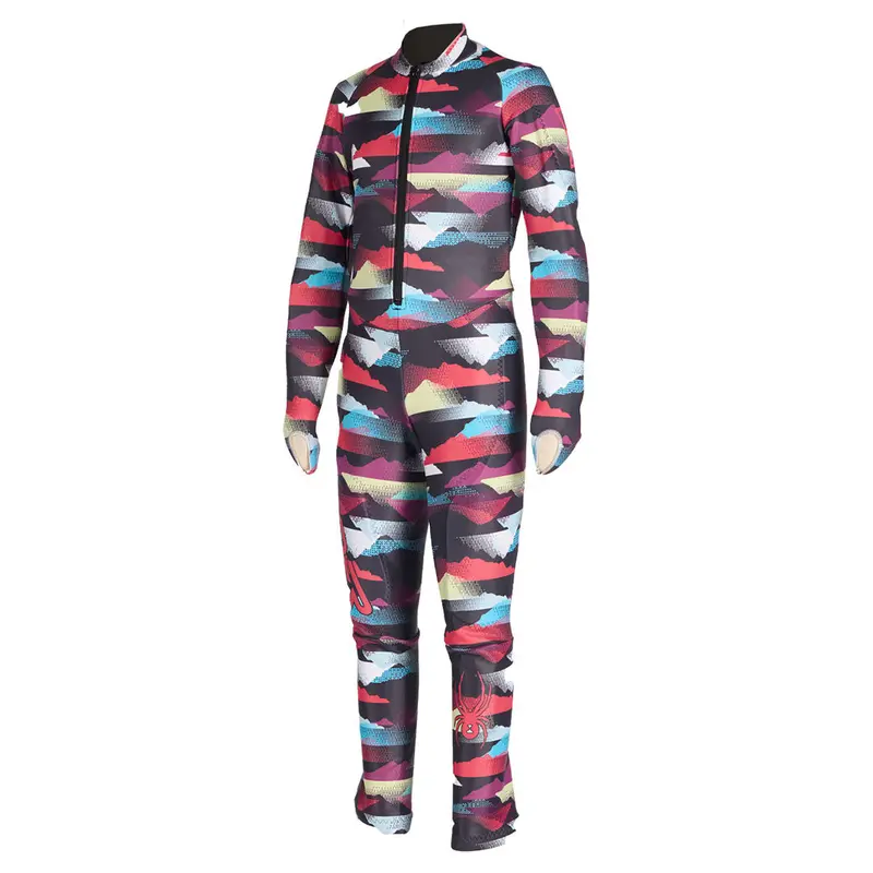 Girls’ GS Race Suit – Multi-Mountain Print