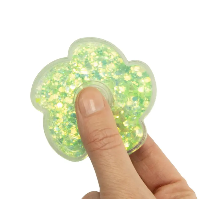 Glitter-Filled Spinning Fidget Toy