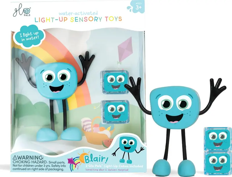 Glo Pals Blair Glow-in-the-Dark Bath Friend – Interactive