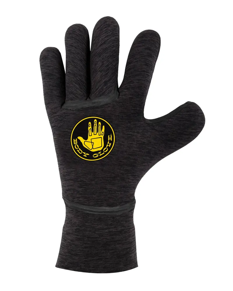 Gold Cell 5mm Neoprene Mitt Gloves in Black