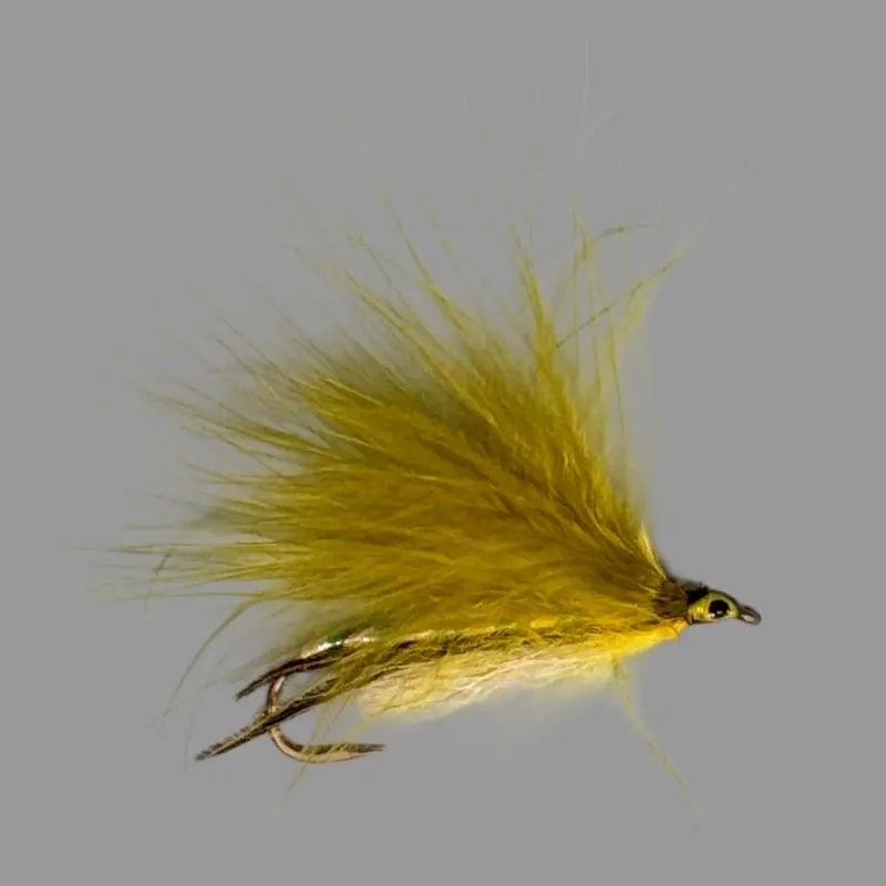 Green Ghost Marabou Feather Bundle