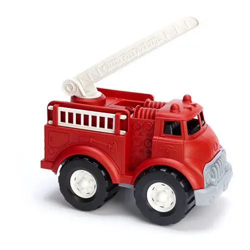 Green Toys Fire Rescue Truck – Sustainable Plastic Emergency Vehicle Toy