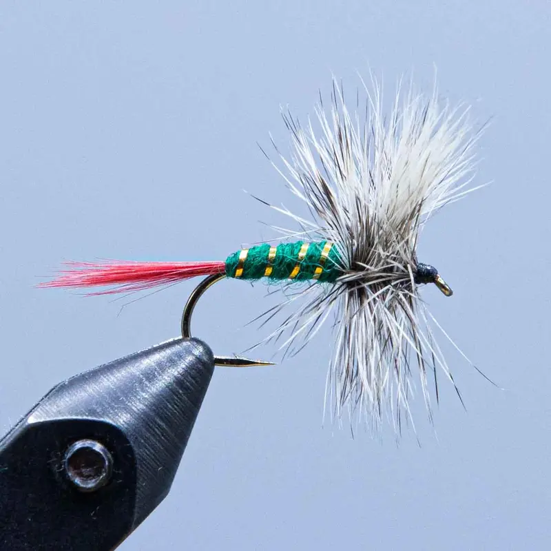 Grizzly King Wulff Dry Fly – High-Visibility Foam-and-Feather Dry Fly for Fast Water