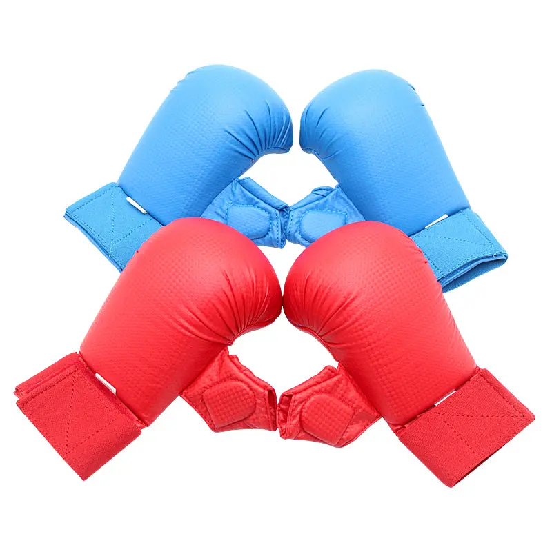Half-Finger Martial Arts Gloves – Leather Training Gloves for Karate, Boxing, and Fitness (Unisex, Youth/Adult)