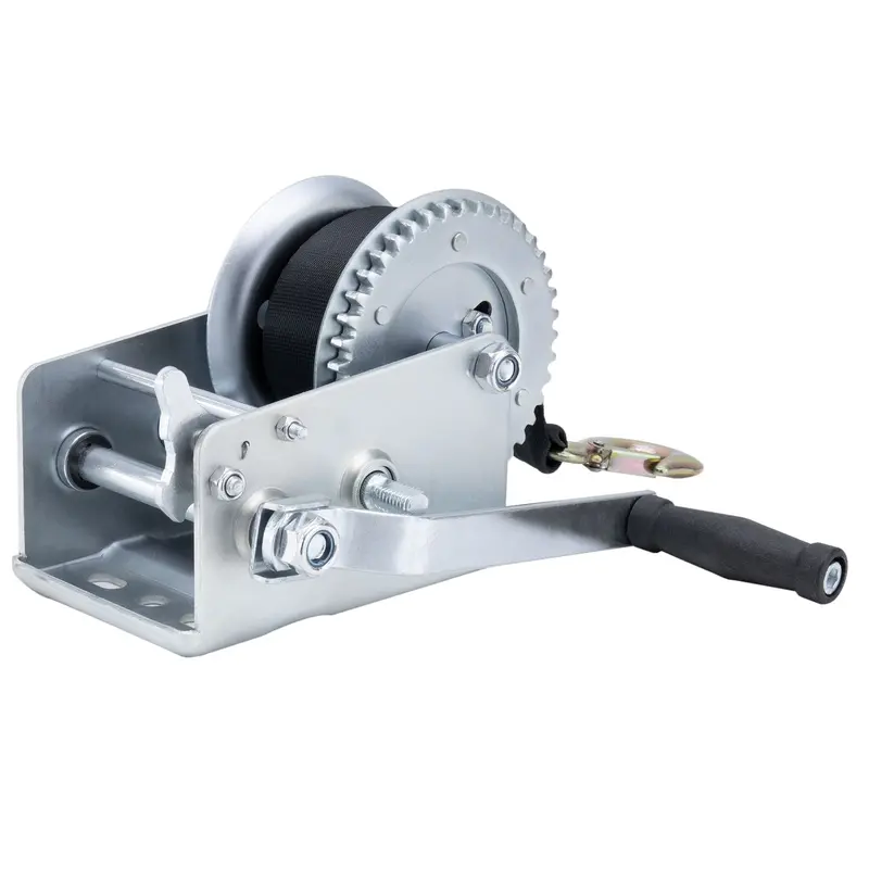 Heavy-Duty Pontoon Trailer Winch System