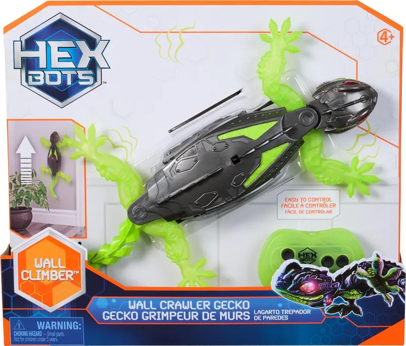 Hex Bots Wall-Crawling Gecko Robot