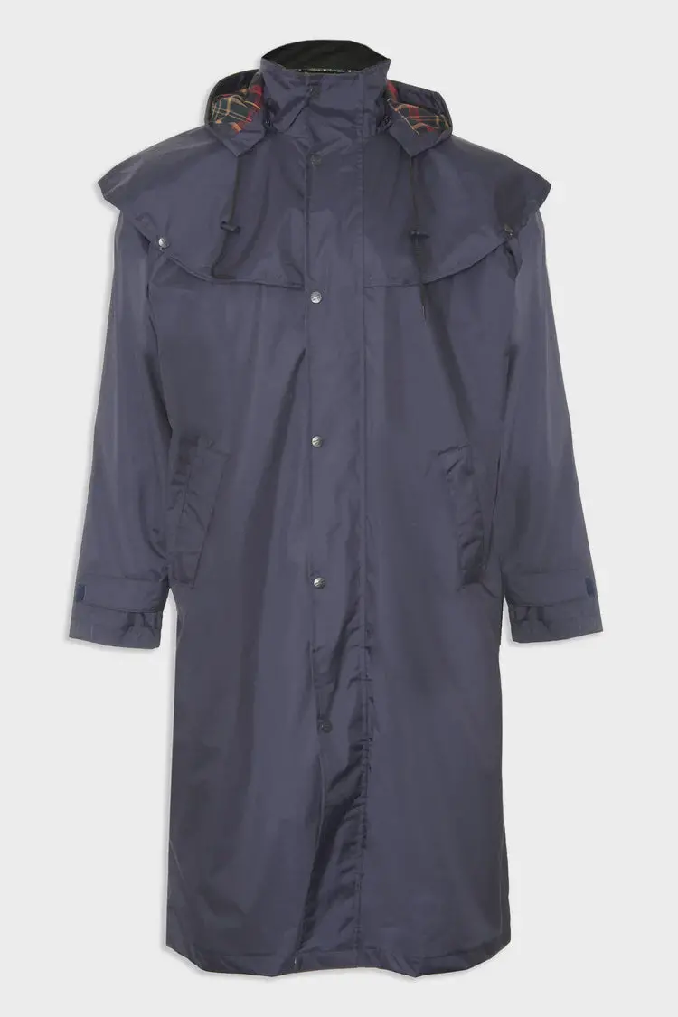 Highgrove Long Waterproof Riding Coat with Classic Equestrian Design