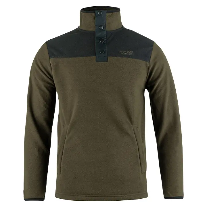 Jack Pyke Snap-Neck Fleece Pullover for Men