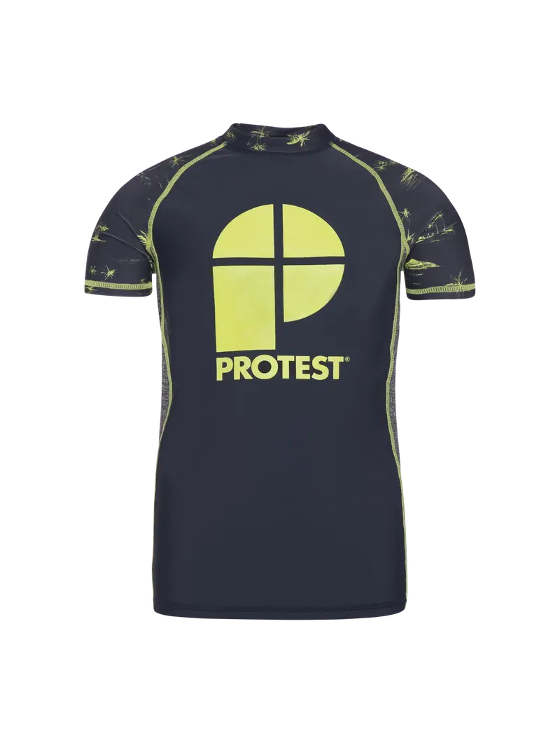 Kids’ Blue Short-Sleeve Protest PRTDYLAN JR Rashguard